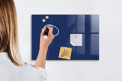 Magnetic board with magnets Navy blue