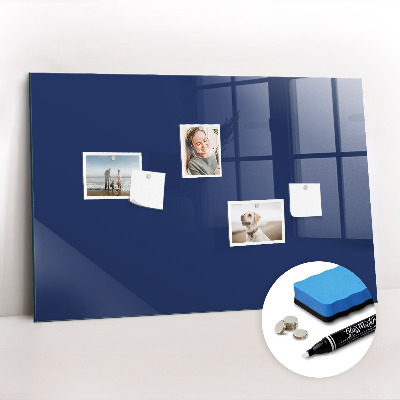 Magnetic board with magnets Navy blue