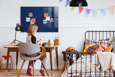 Magnetic board with magnets Navy blue