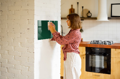 Magnetic dry erase board Bottle green