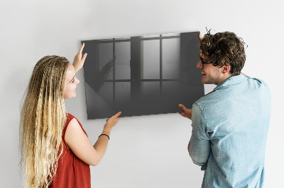 Magnetic marker board Gray