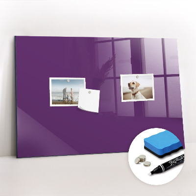 Magnetic dry erase board Purple