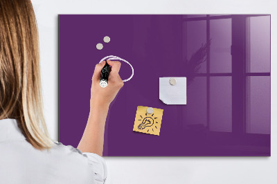 Magnetic dry erase board Purple