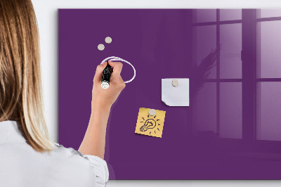 Magnetic dry erase board Purple