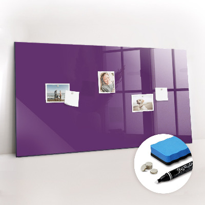 Magnetic dry erase board Purple