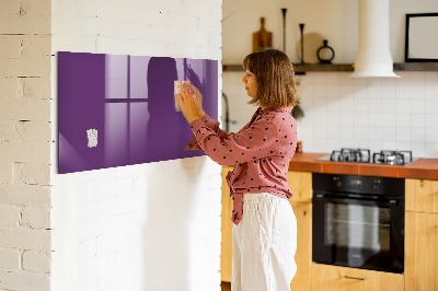 Magnetic dry erase board Purple