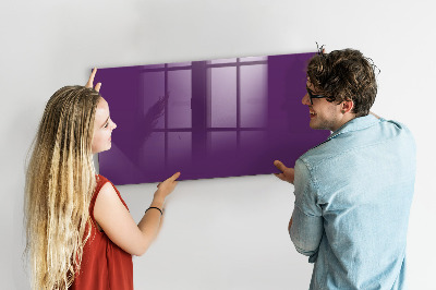 Magnetic dry erase board Purple