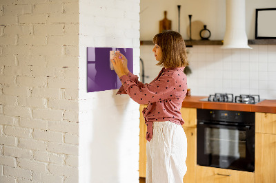 Magnetic dry erase board Purple