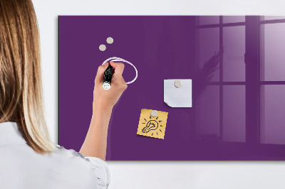 Magnetic dry erase board Purple