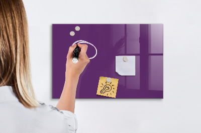 Magnetic dry erase board Purple