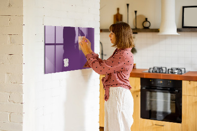 Magnetic dry erase board Purple