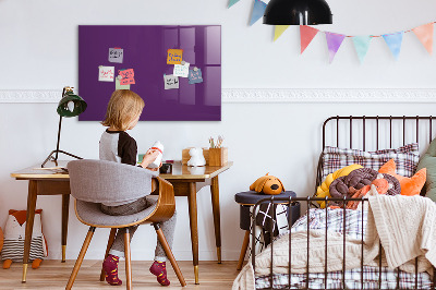 Magnetic dry erase board Purple