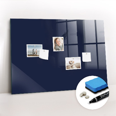 Magnetic board with magnets Dark navy blue