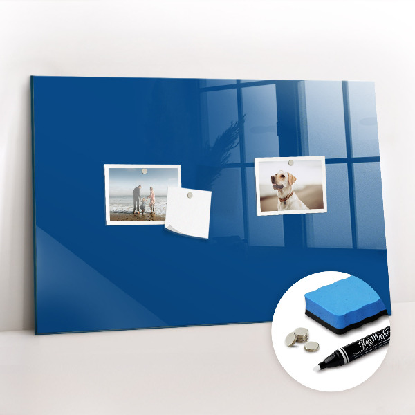 Magnetic dry erase board Blue