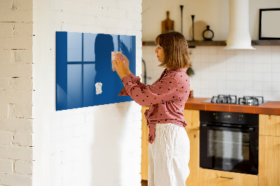 Magnetic dry erase board Blue