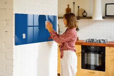 Magnetic glass board Blue