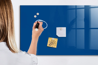 Magnetic dry erase board Blue