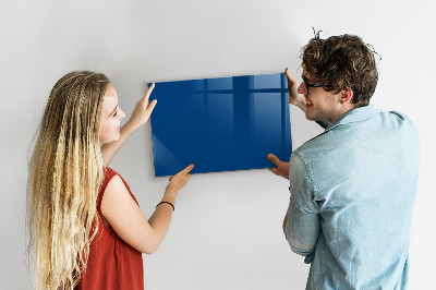 Magnetic dry erase board Blue