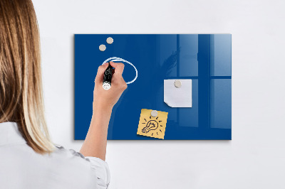 Magnetic dry erase board Blue
