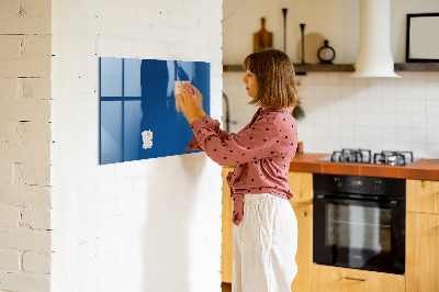 Magnetic glass board Blue