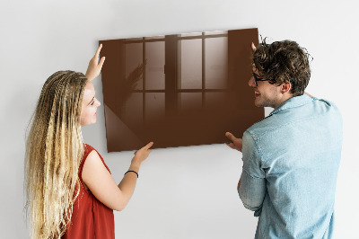 Magnetic marker board Brown