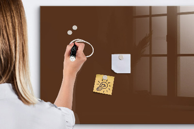 Magnetic marker board Brown