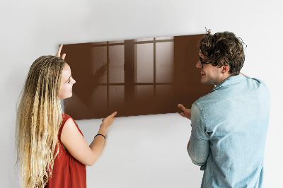 Magnetic marker board Brown