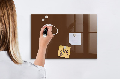 Magnetic marker board Brown