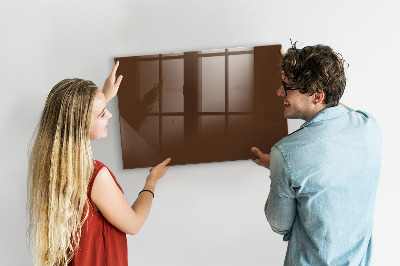 Magnetic marker board Brown
