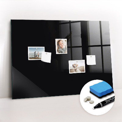 Magnetic dry erase board Black