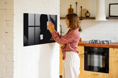 Magnetic dry erase board Black