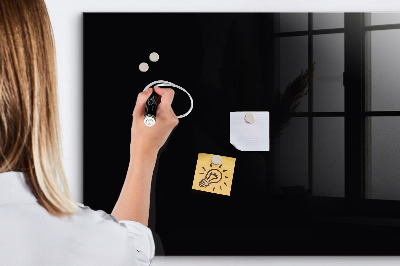 Magnetic dry erase board Black
