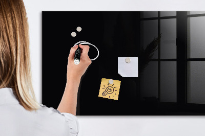 Magnetic dry erase board Black