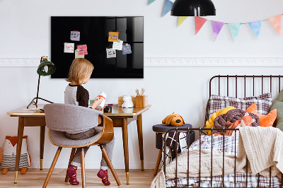 Magnetic dry erase board Black