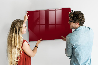 Magnetic marker board Burgundy