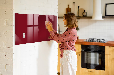 Magnetic board with magnets Burgundy