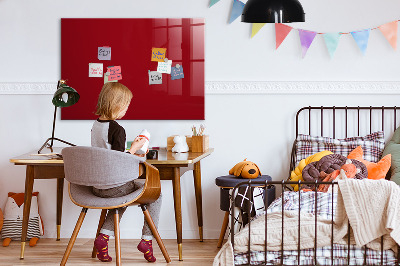 Magnetic dry erase board Red