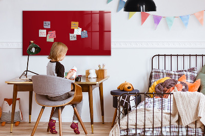 Magnetic dry erase board Red