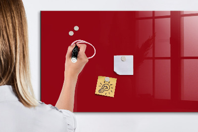 Magnetic dry erase board Red