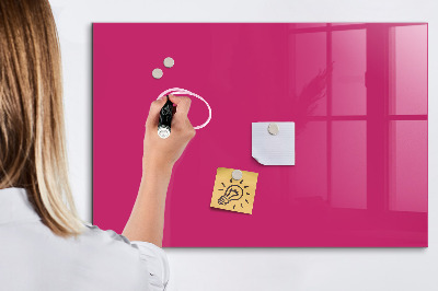 Magnetic marker board Bright pink