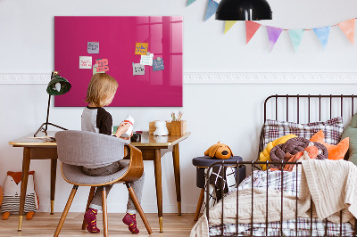 Magnetic marker board Bright pink