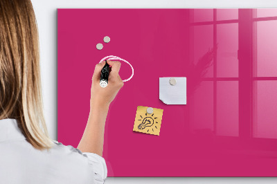 Magnetic marker board Bright pink
