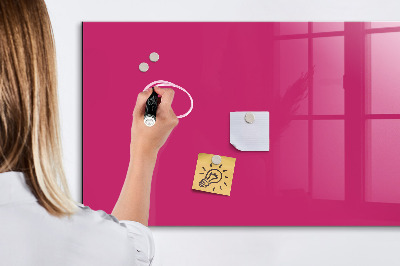 Magnetic marker board Bright pink