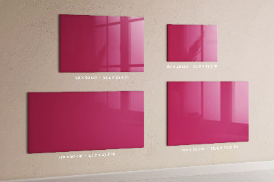 Magnetic marker board Bright pink