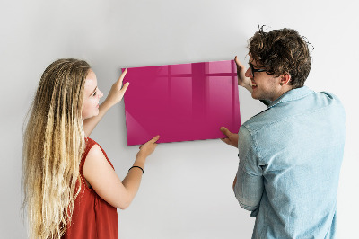 Magnetic marker board Bright pink