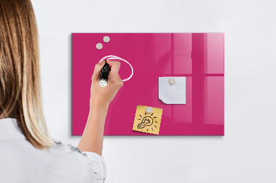Magnetic marker board Bright pink