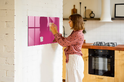 Magnetic marker board Bright pink