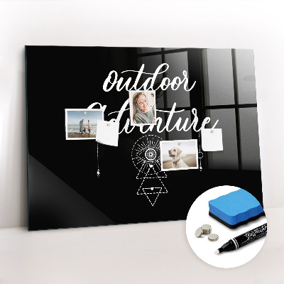 Magnetic marker board Outdoor adventure