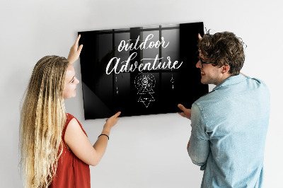 Magnetic marker board Outdoor adventure