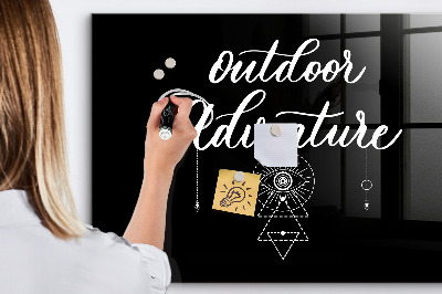Magnetic marker board Outdoor adventure